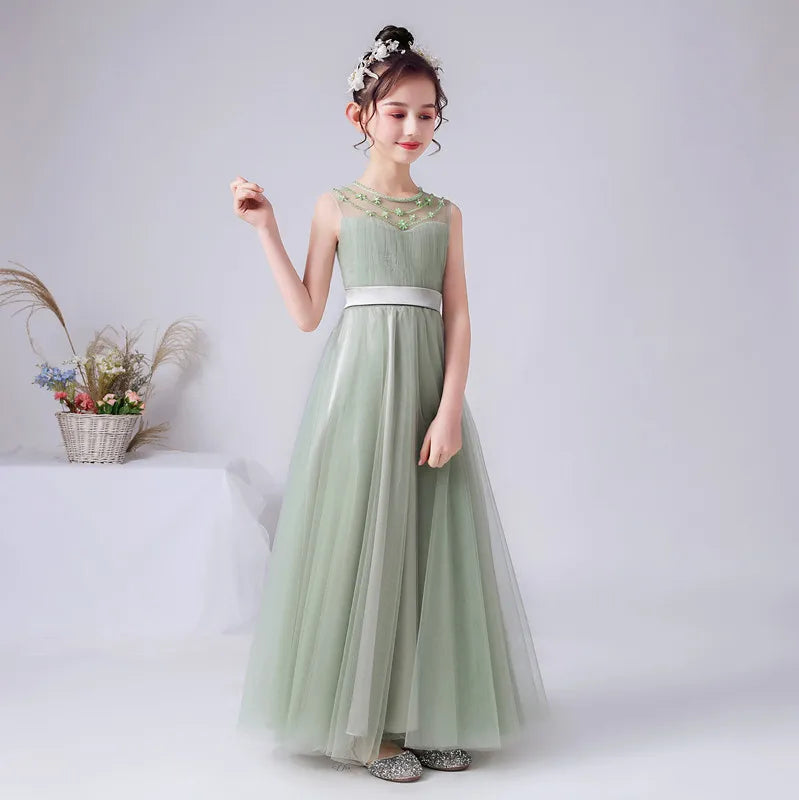 Princess Formal Pageant Gowns Tulle Flower Girl Dress – Elsi John
