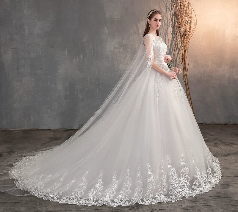knee length dresses for ladies White Satin Off Shoulder Slit Plus Size Wedding Dress main image 0