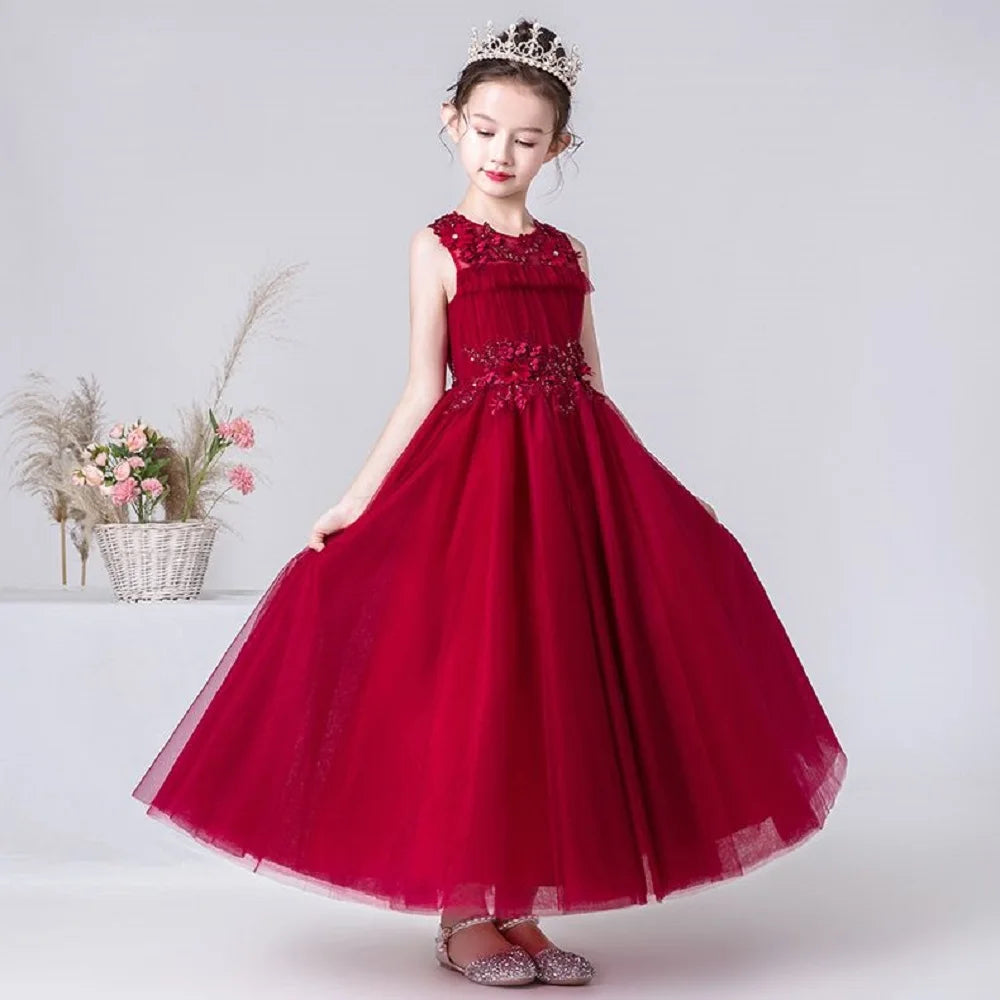 strapless open back dress Red Sleeveless Sequins Mermaid Prom Dress with Front Slit Beadings and Feathers main image 0