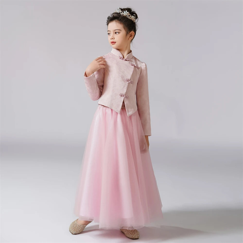 open lace back dress White Short Junior Bridesmaid Dresses,Simple Junior Party Dress,Flower Girl Dress with Belt,JB00027, J12 / Coral main image 0