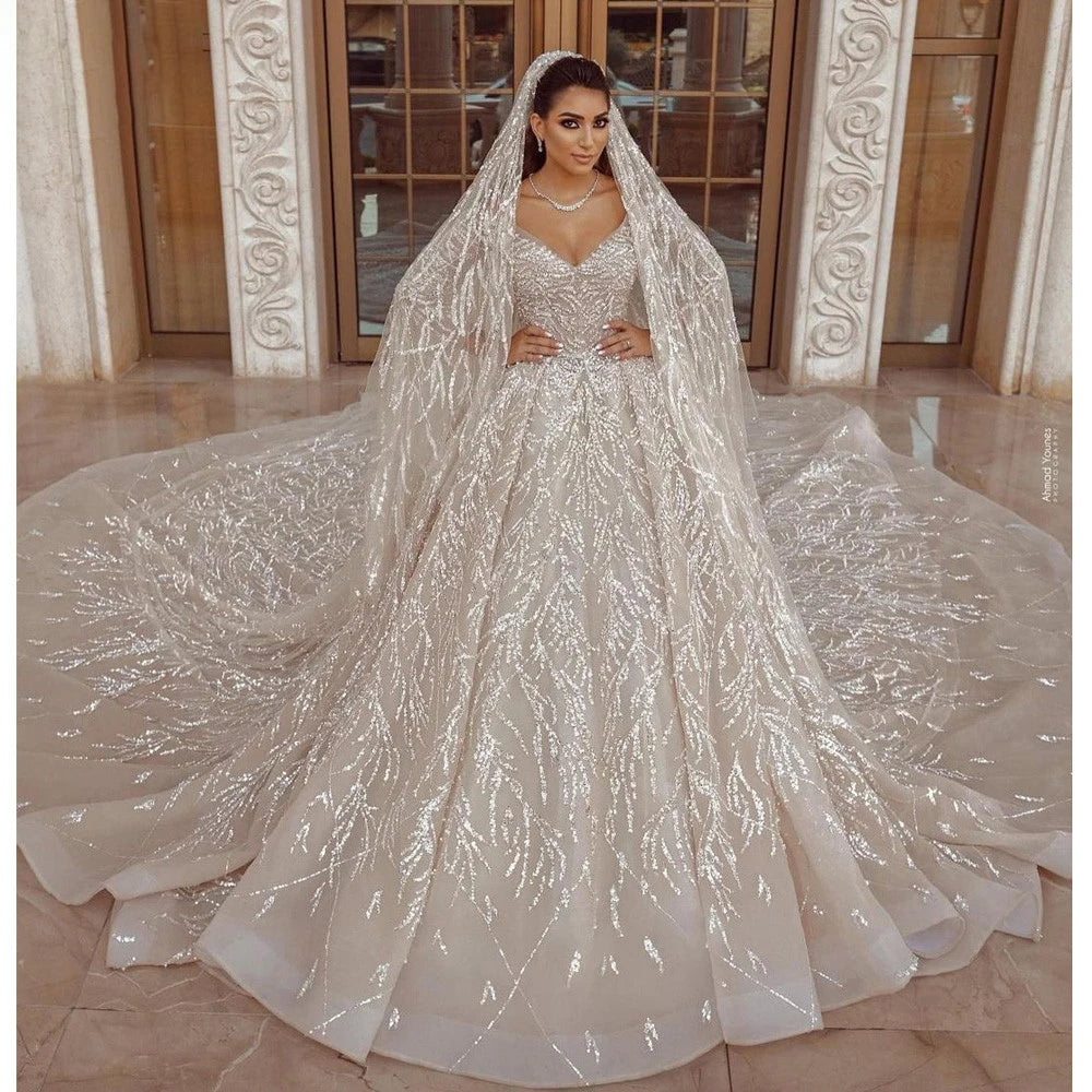sachin and babi light blue dress Queendancer Women Champagne Long Bridesmaid Dress with Ruffles Chiffon  A-Line V-Neck Cap Sleeves Wedding Guest Dress – queendanceruk