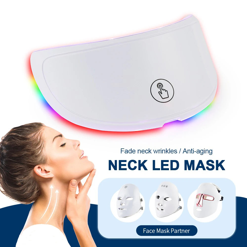 7 Color LED Photon Face and Neck Skin Tightening Rejuvenation Mask