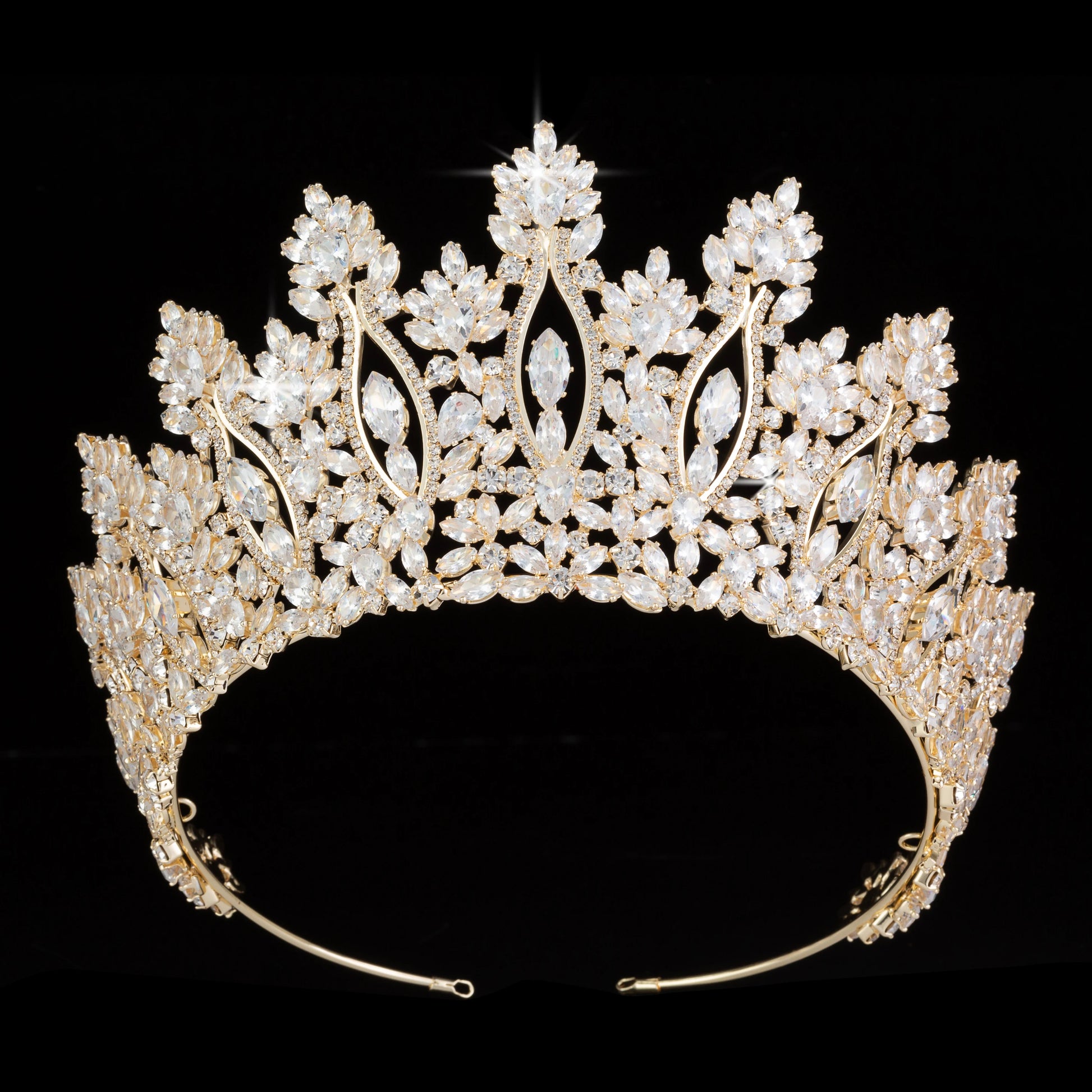 A detailed shot of a silver bridal tiara, perfect as an elegant wedding hair accessory.