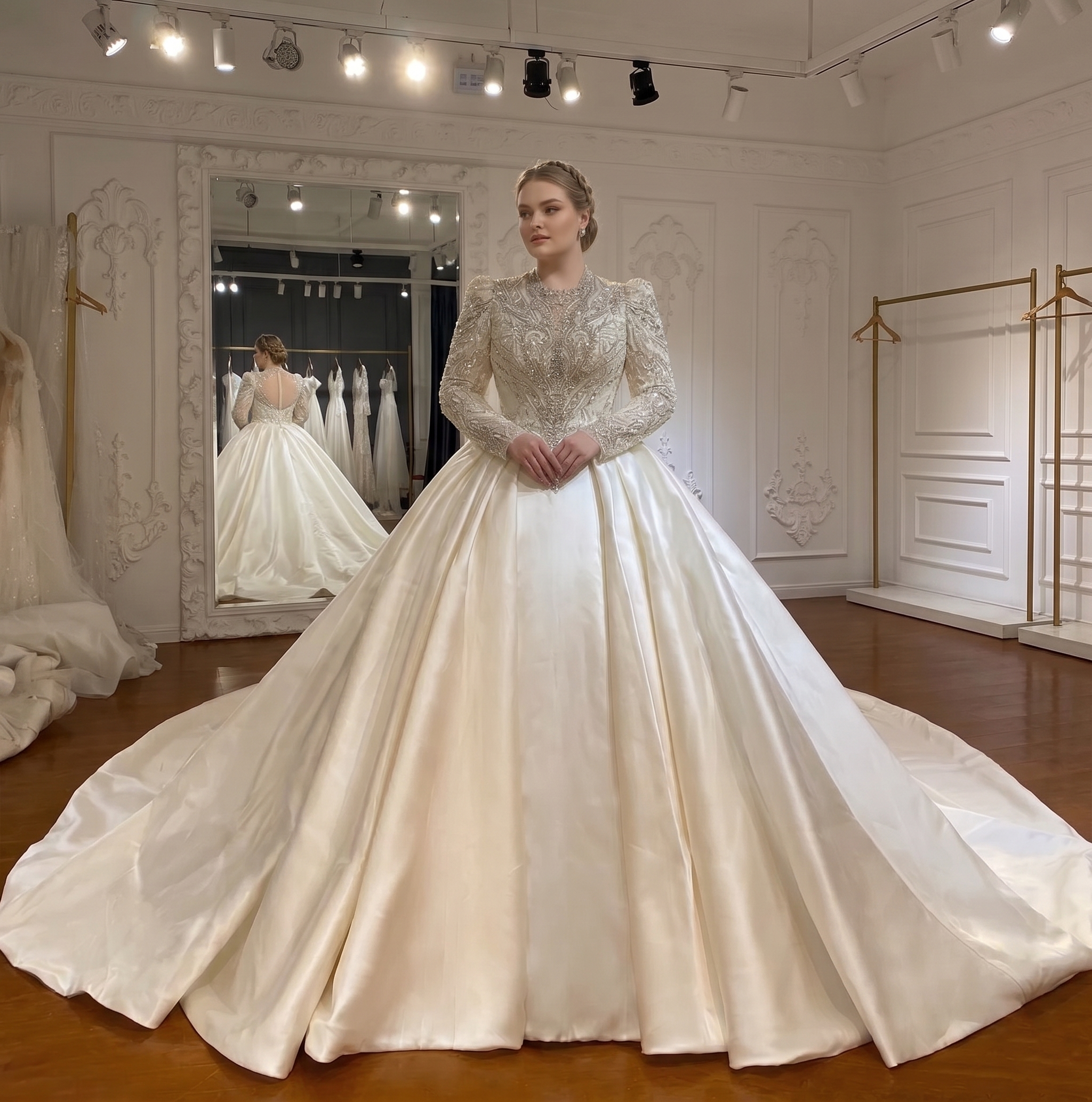 A Line Wedding Dress Elsi John A Line Wedding Dress Elsi John