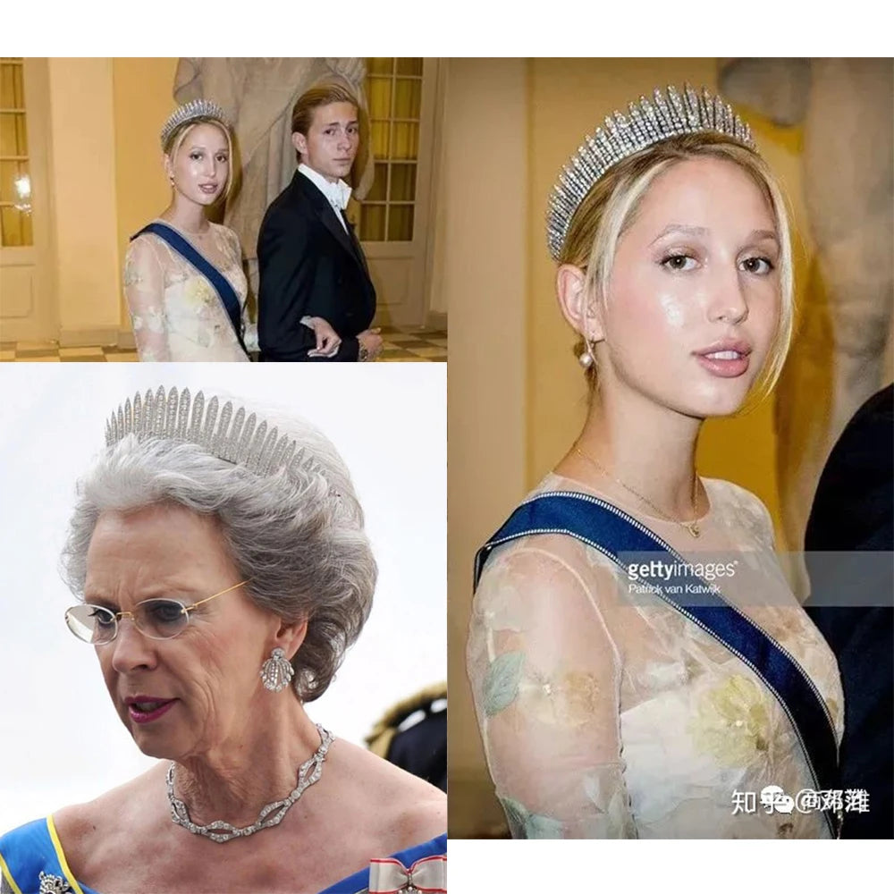 Elegant European Zircon Wedding Tiara – Royal Crown Hair Jewelry for Brides