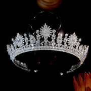 Crystal Bridal Tiara with Cubic Zirconia – Wedding Hair Accessory