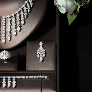 Sparkling Dubai Bridal Jewelry Set