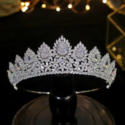 Luxury Crystal Tiara Crown – Wedding & Party Hair Accessory