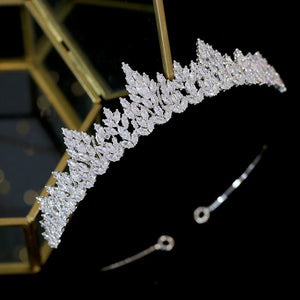 Headdress wedding jewellery bride crystal crown
