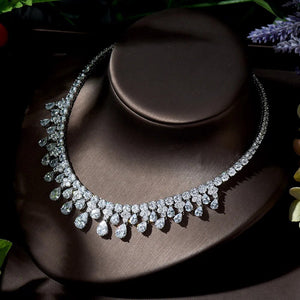 Elegant Bridal Necklace Earring Set