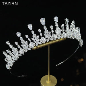 New Cubic Zirconia Tiaras Bridal Crown