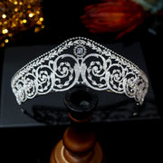 Luxury Bridal Queen Tiara – Crystal Headdress for Weddings & Pageants