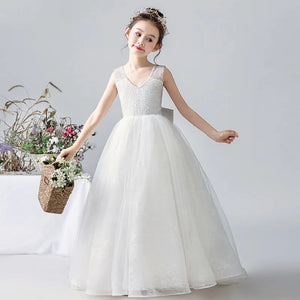 Flower Girl Party Pageant Ball Gown Girls Dress