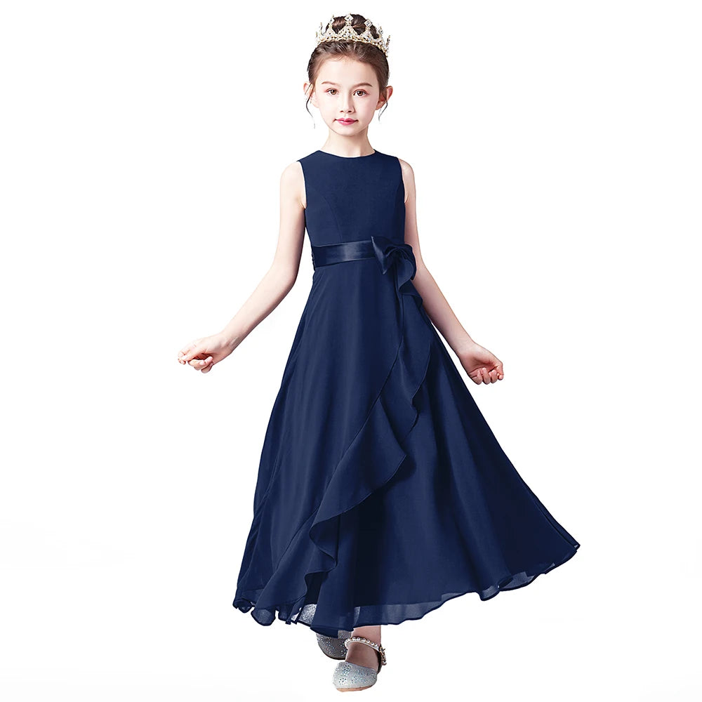 Junior Bridesmaid For Teens Ankle-Length Flower Girl Dresses For Weddi Elsi John Junior Bridesmaid For Teens Ankle-Length Flower Girl Dresses For Weddi Elsi John