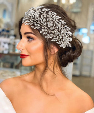Rhinestone Wedding Headband: Luxe Bridal Elegance