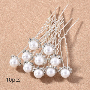Elegant Pearl Bridal Hairpins and Bridal Accessories