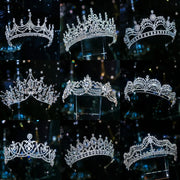 Luxury Silver Crystal Bridal Tiara Crown – Wedding & Pageant Headpiece