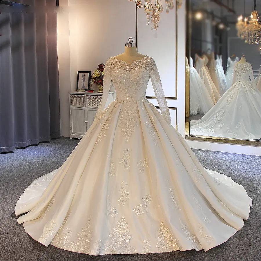 Hot Sale Sleeves Wedding Dress – Elegant Designer Bridal Gown