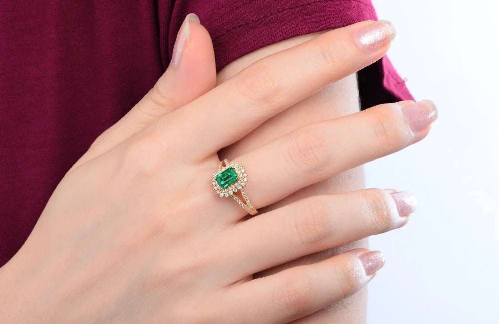 Fine Lab Emerald Sapphire Ruby Rings – Rings Universe