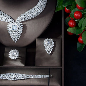 Top Quality White Wedding Jewelry Set