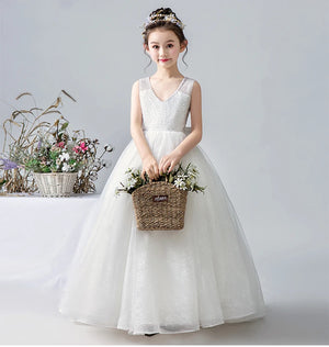 Flower Girl Party Pageant Ball Gown Girls Dress