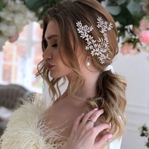 Rhinestone Bridal Tiara Headband - Elegant Hair Accessory