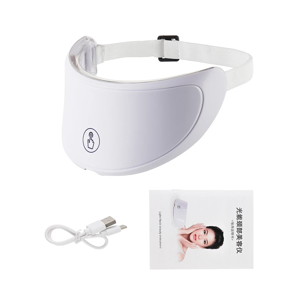 LED Face and Neck Skin Care Beauty Mask with Photon Therapy