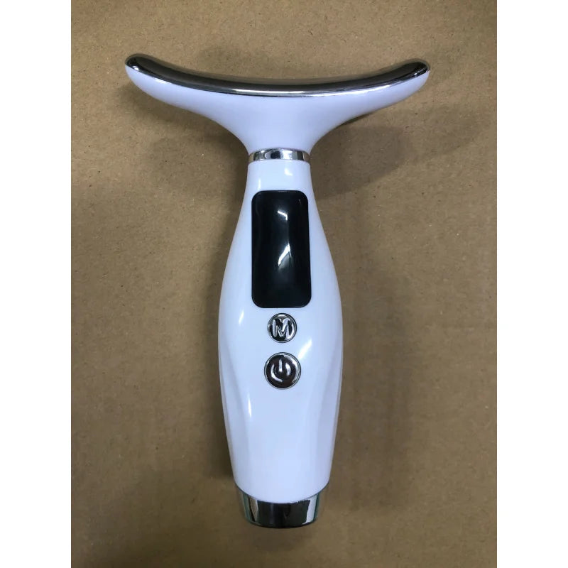 Portable 7 Color LED Face and Neck Massager for Skin Tightening and Lifting