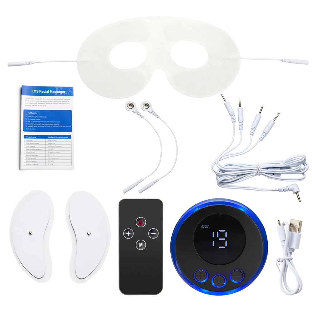 EMS Facial Lifting Massager – Skin Tightening & Anti-Wrinkle Beauty Device