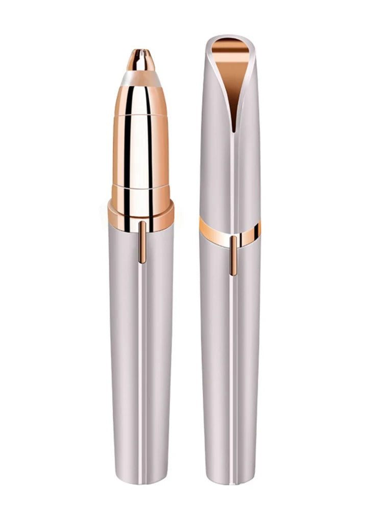 1pc Electric Eyebrow & Nose Hair Trimmer – Battery Operated