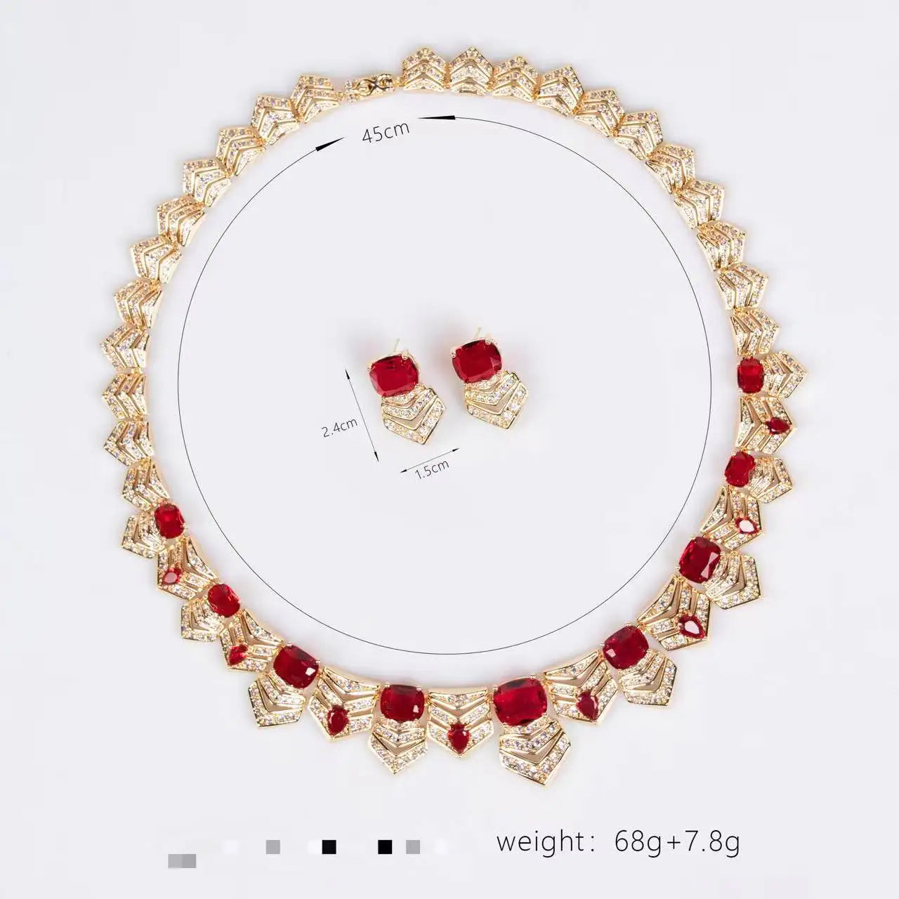 Luxury Pearl Wedding Jewelry Set – Elegant Round Necklace for Brides & Bridesmaids