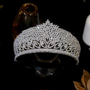 Luxury Gold Crystal Tiara – Bridal Crown & Wedding Headdress
