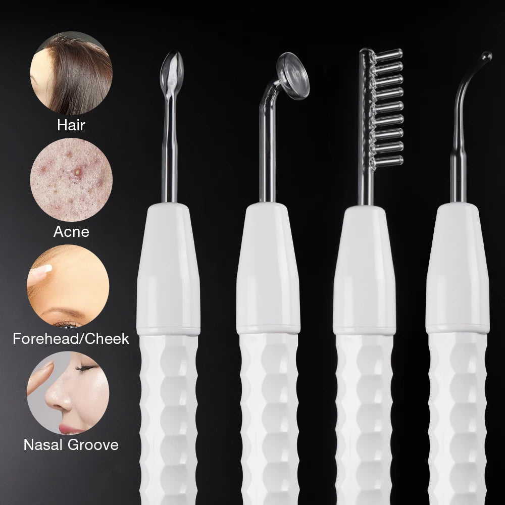 4-in-1 High Frequency Facial Wand – Acne, Skin Rejuvenation & SPA Care