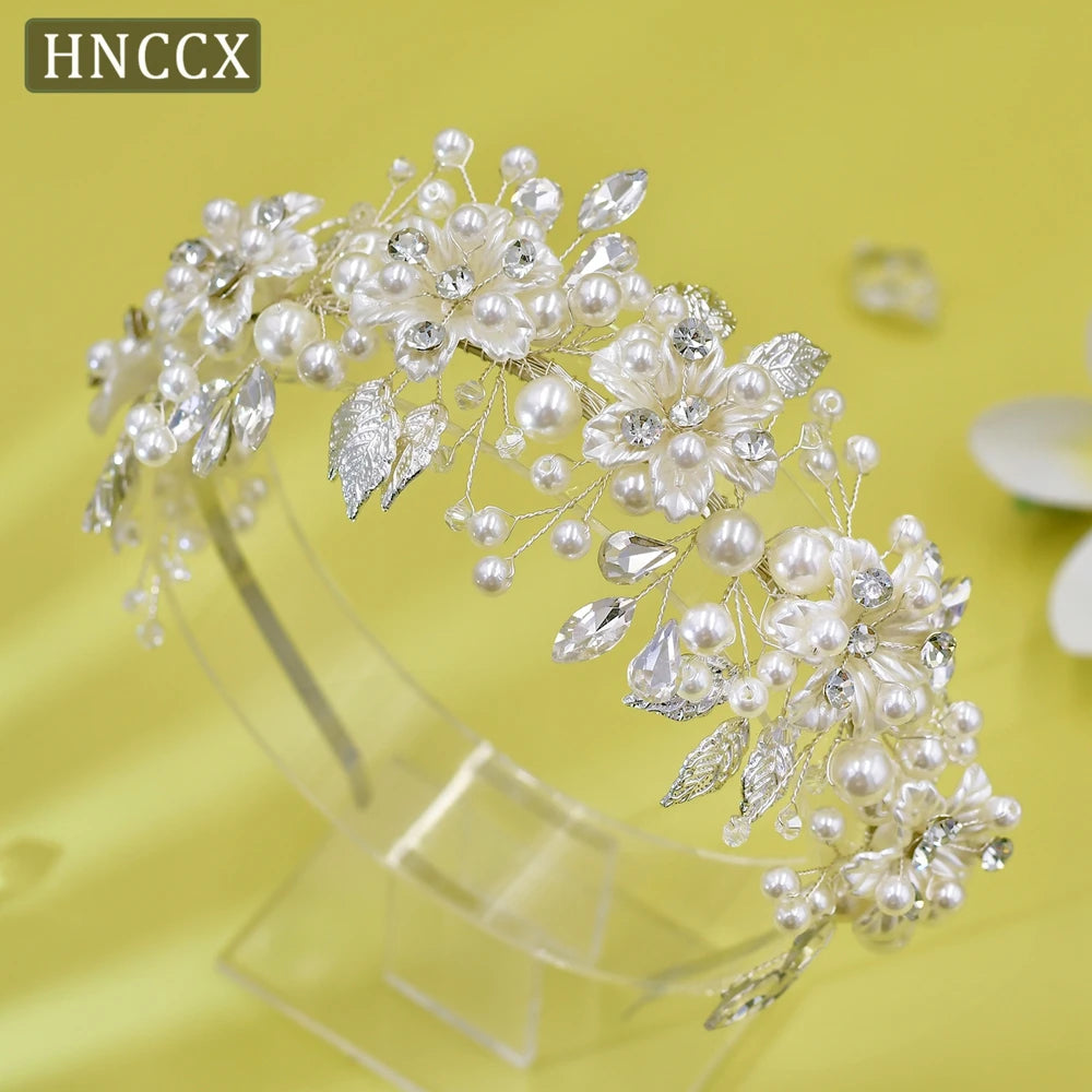 Silver Alloy Leaf Hair Accessory for Brides & Girls – Elegant Wedding Headpiece