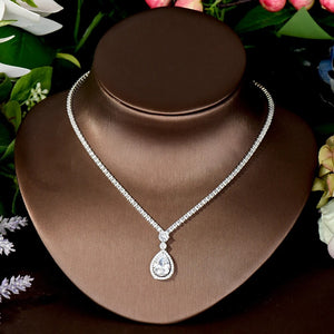 Cute Water Drop  Party Necklace Set