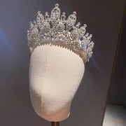 Luxury Handmade Bridal Crystal Crown – Wedding & Engagement Tiara