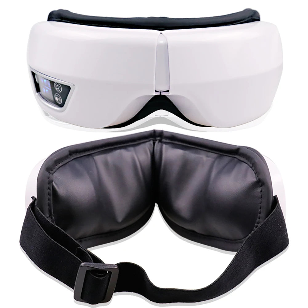 Smart Foldable Eye Massager with Vibration Airbag and Bluetooth Music