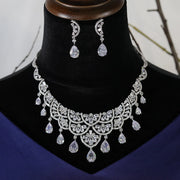 Luxury Bridal Water Drop Necklace Set for Women – Wedding Jewelry