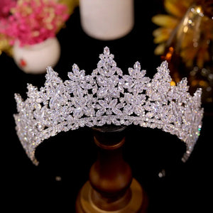 Royal Queen Bridal Tiara Wedding Crown