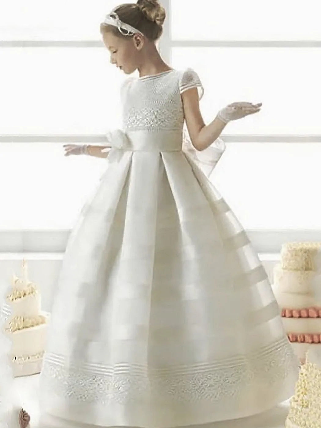 Butterfly Belt Tiered Tulle Princess Party Dress