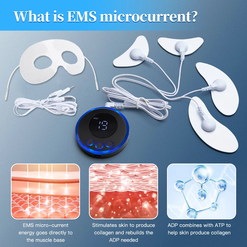 EMS Facial Lifting Massager – Skin Tightening & Anti-Wrinkle Device