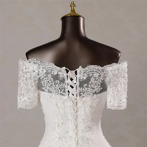 Elegant Sweetheart Neck Mermaid Wedding Dress Bridal Gown