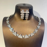 Luxury Round Choker Necklace Set for Women – Bridal Wedding Jewelry