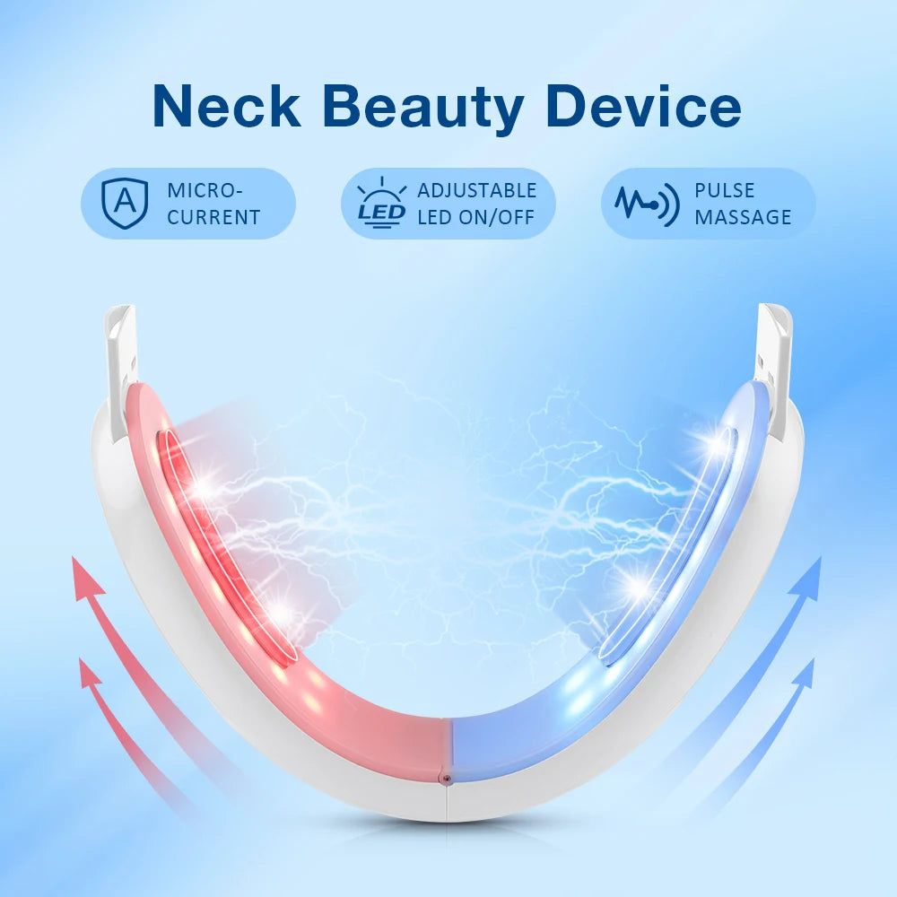 Rechargeable V Face Massager – LED Facial Beauty Device for Lifting & Toning