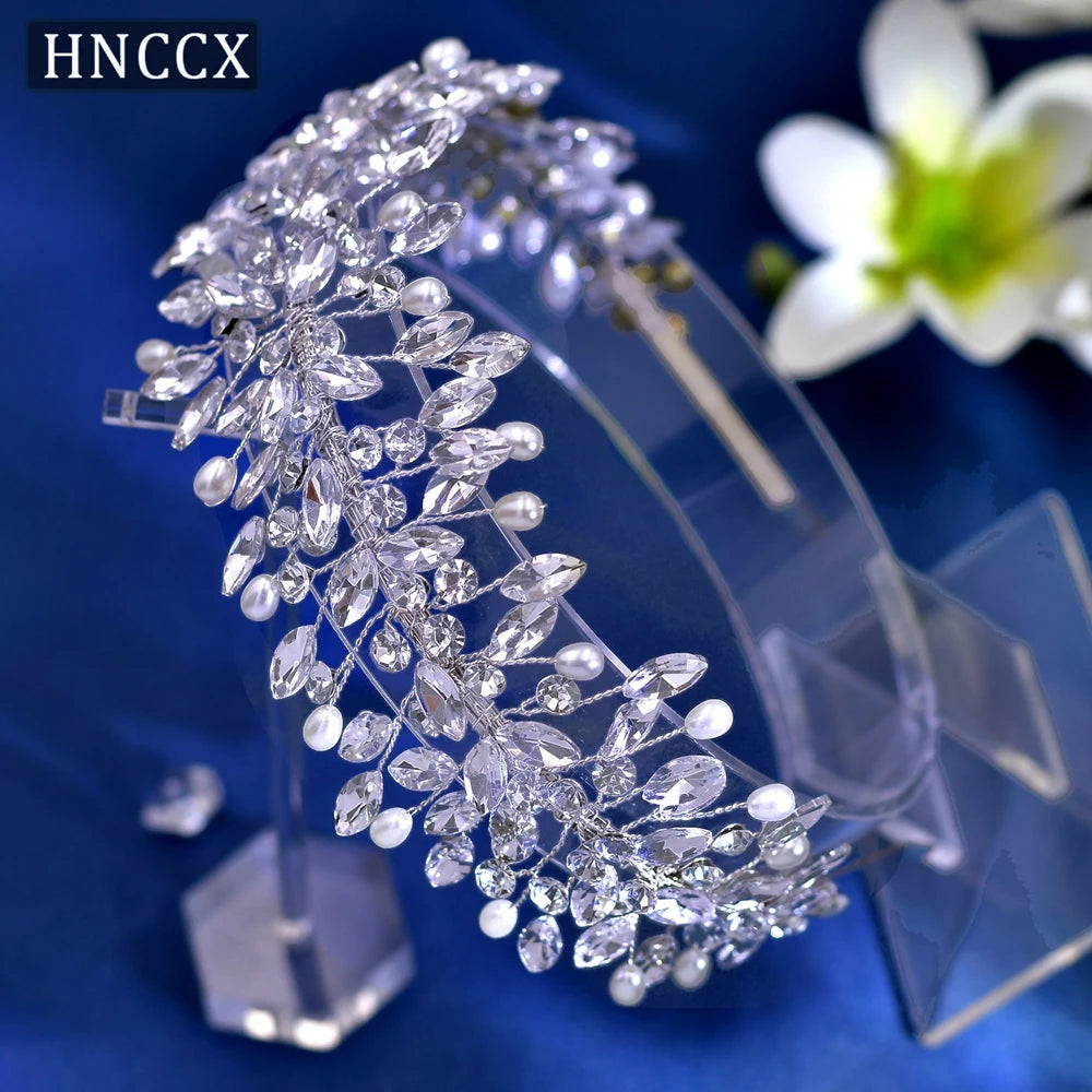 Silver Alloy Leaf Hair Accessory for Brides & Girls – Elegant Wedding Headpiece