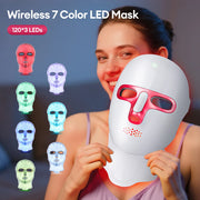 LED Photon Face Neck Mask for Acne Repair and Skin Tightening