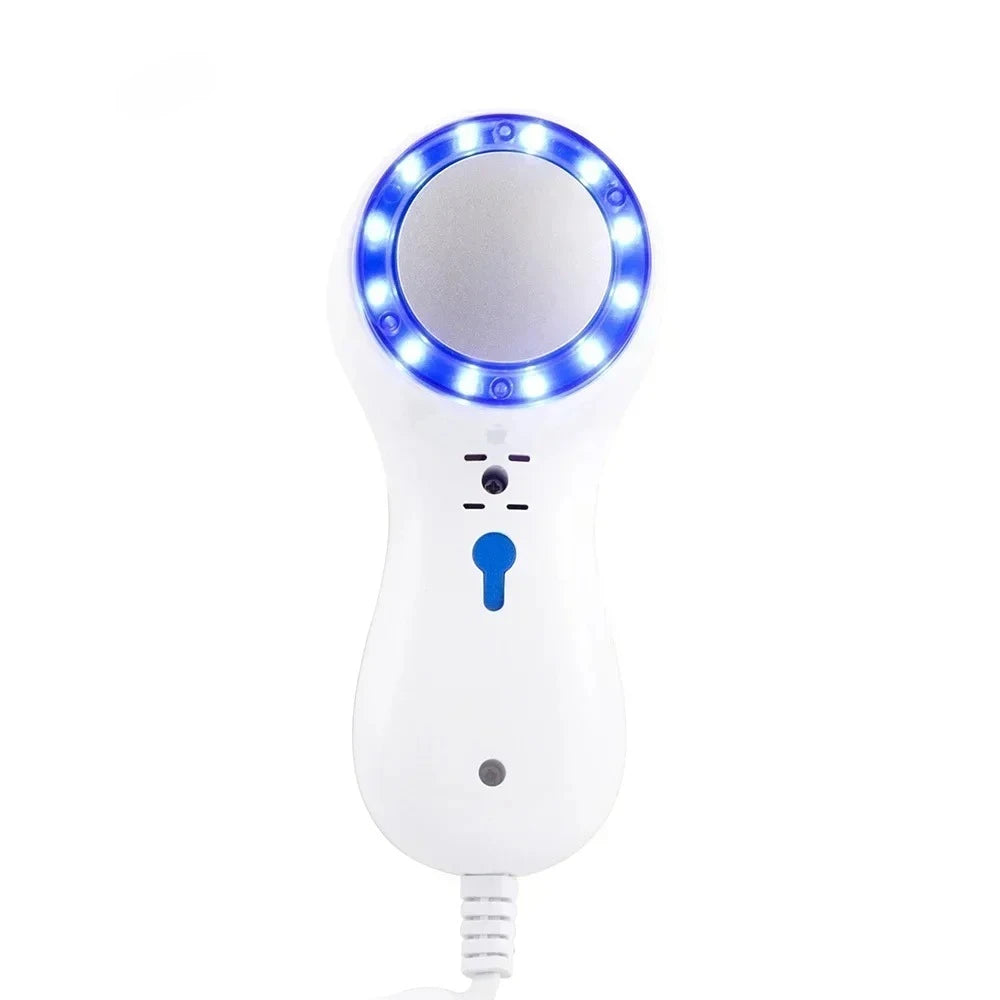 Blue Light Cryo Facial Massager – Cold Therapy & Skin Lifting Device
