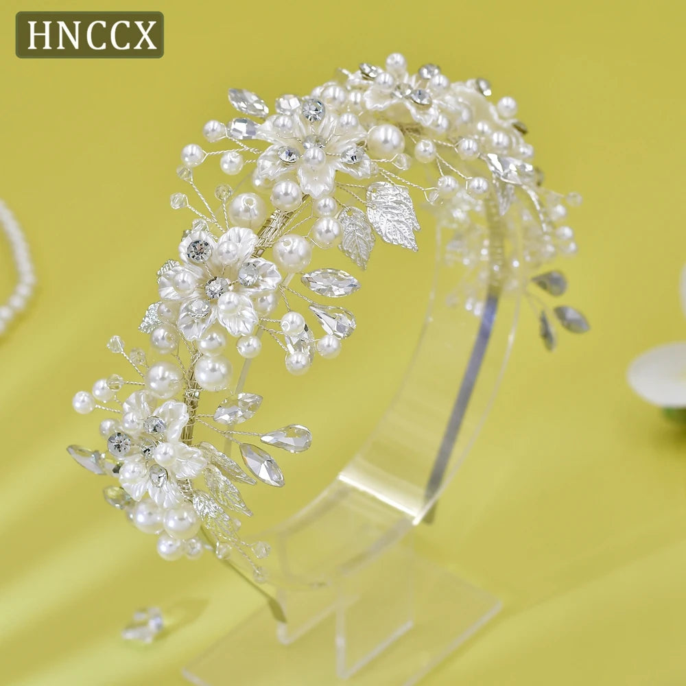 Silver Alloy Leaf Hair Accessory for Brides & Girls – Elegant Wedding Headpiece