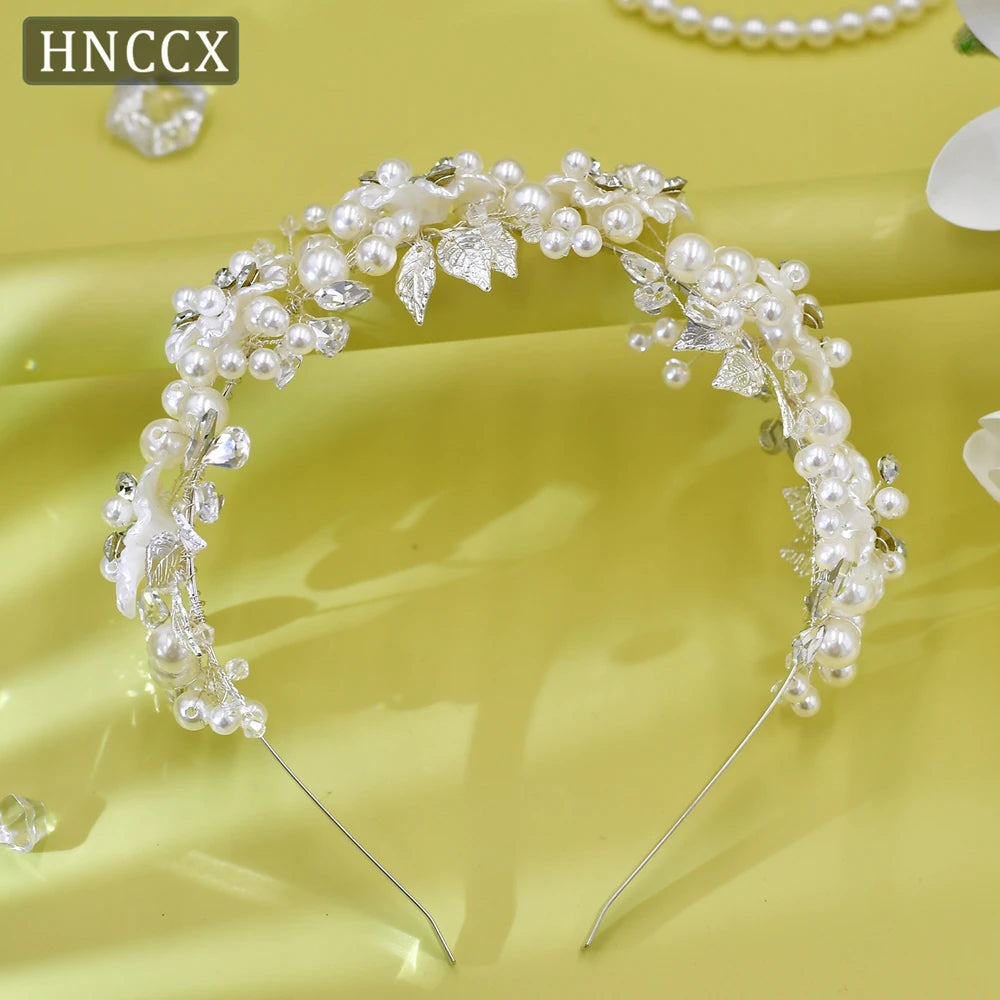 Silver Alloy Leaf Hair Accessory for Brides & Girls – Elegant Wedding Headpiece
