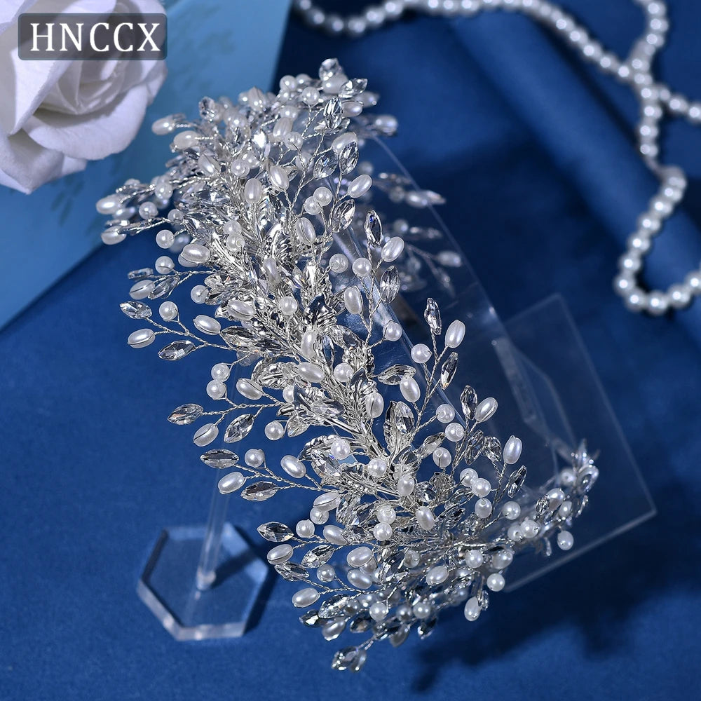 Silver Alloy Leaf Hair Accessory for Brides & Girls – Elegant Wedding Headpiece